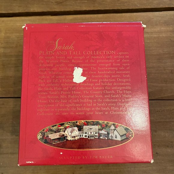 Hallmark Keepsake Christmas Ornament COUNTRY CHURCH Sarah Plain & Tall - Picture 10 of 12